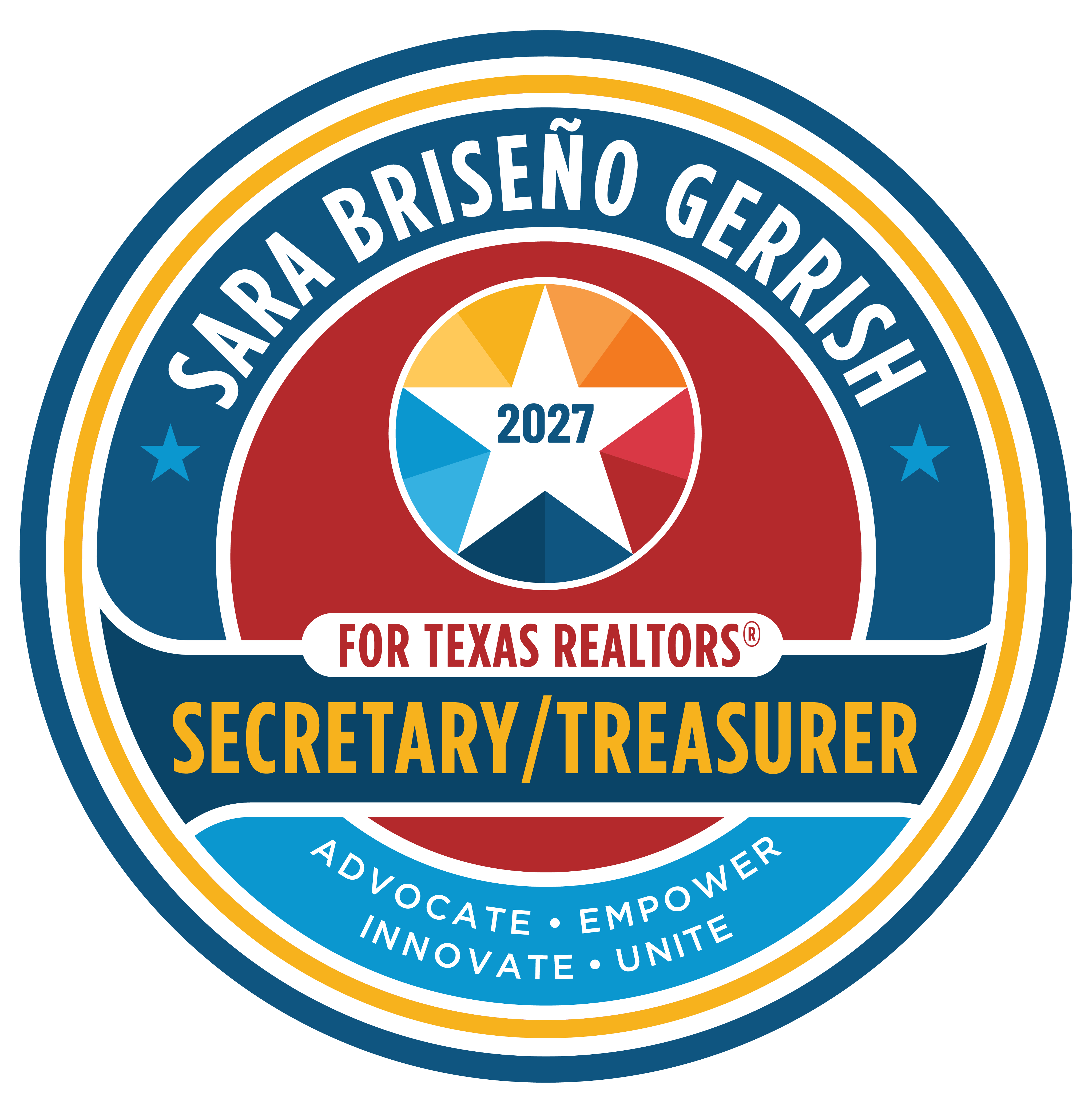 Sara Briseno Gerrish for Texas logo